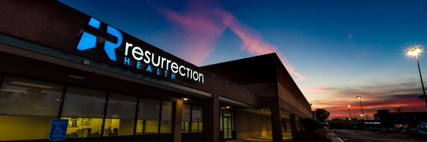 RezHealth's profile banner image
