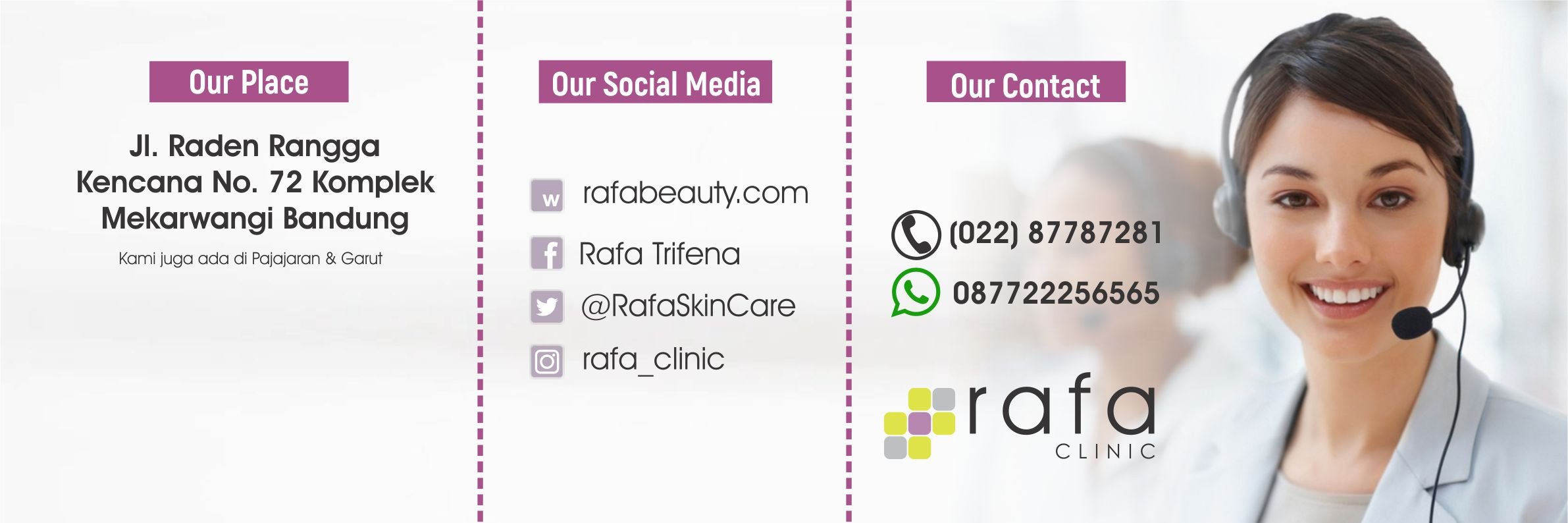 Rafa Beauty Clinic banner