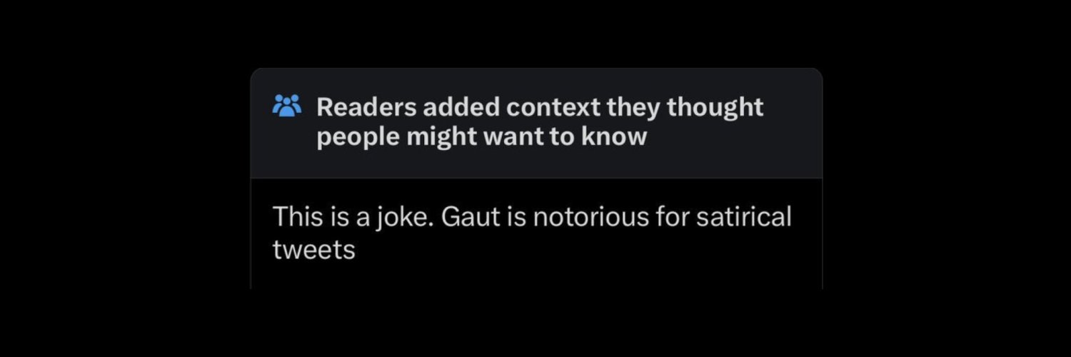 gaut is doing nothing Profile Banner