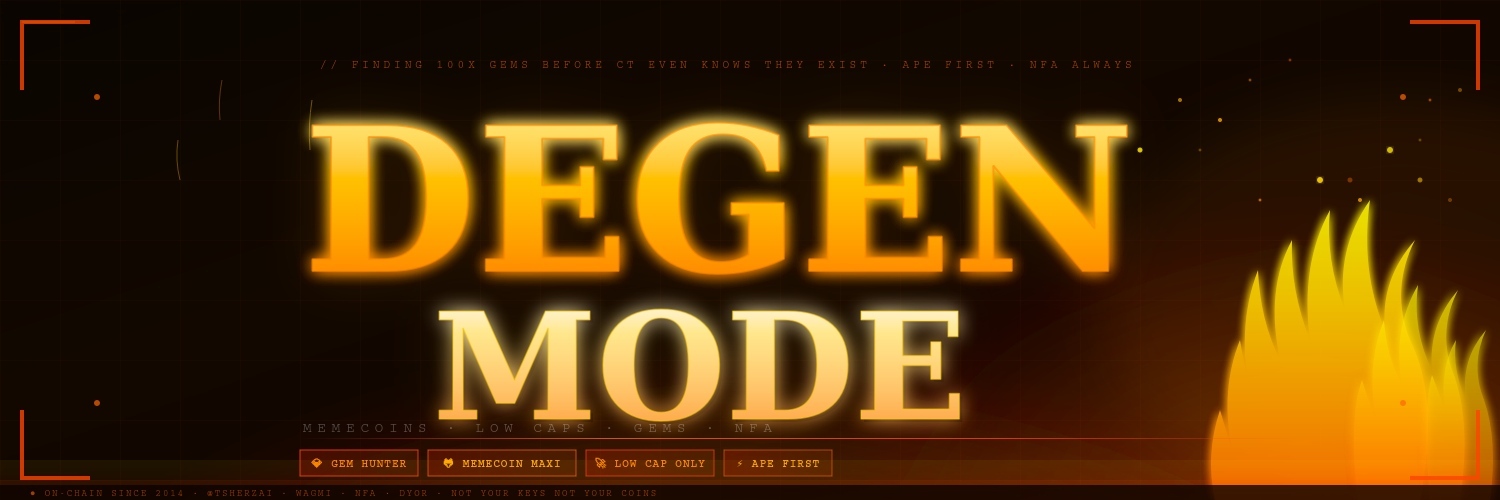 Degen 💎 banner