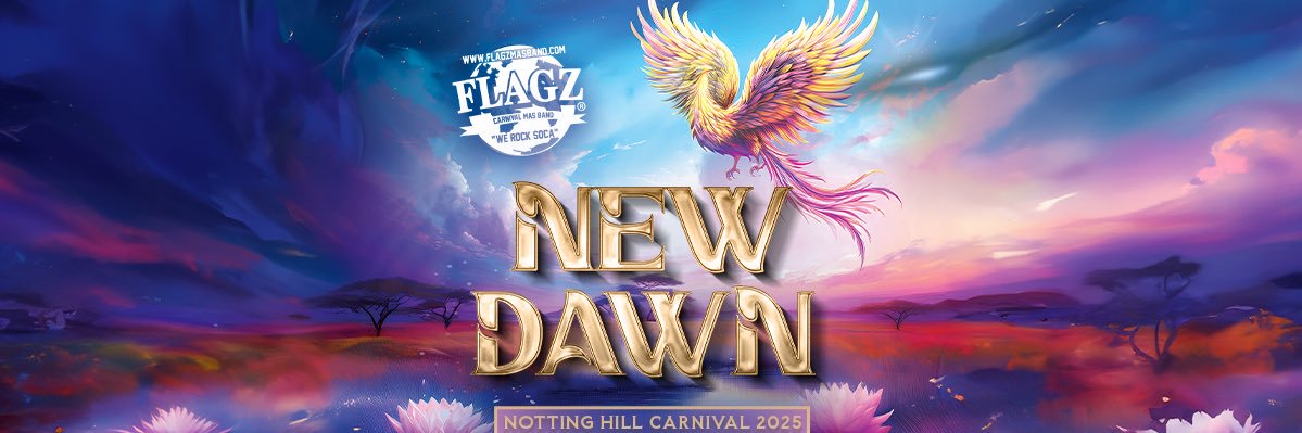 FLAGZ MAS | NEW DAWN | NHC 2025 banner