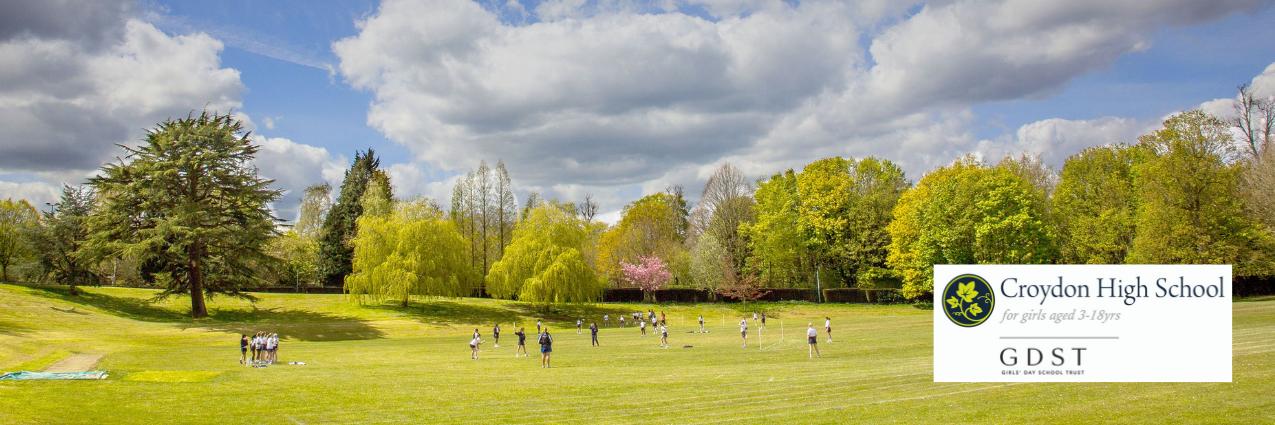 Croydon High School banner