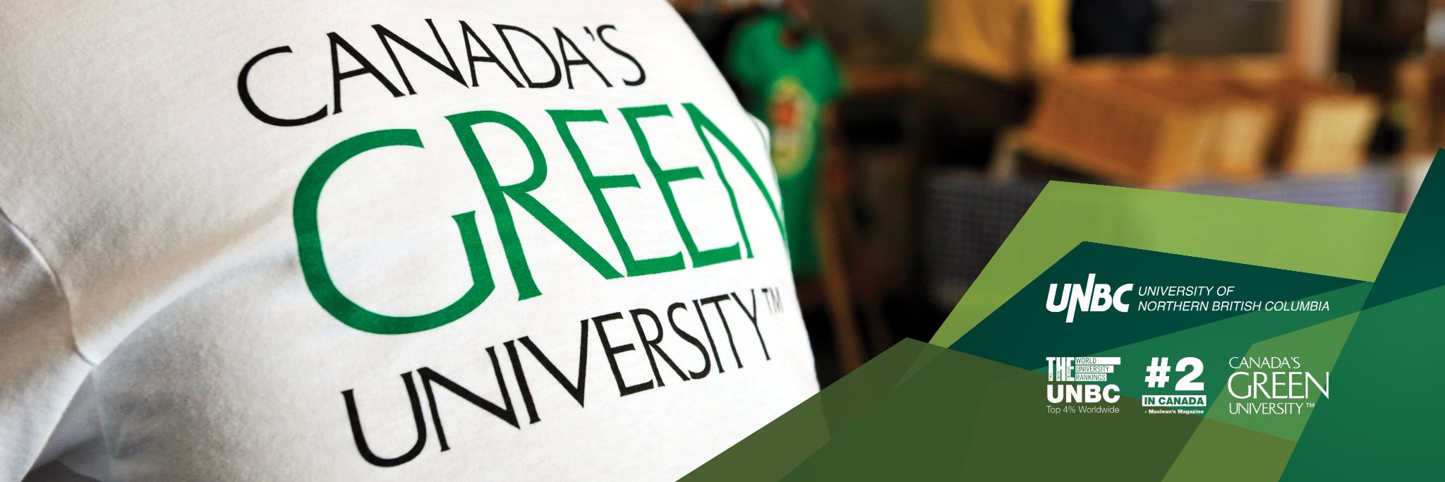 UNBC Sustainability banner