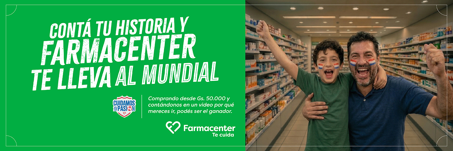 Farmacenter Paraguay banner