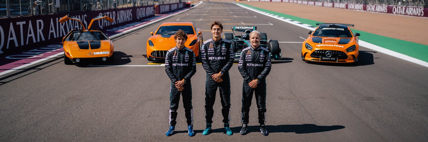 Mercedes-AMG PETRONAS F1 Team's banner