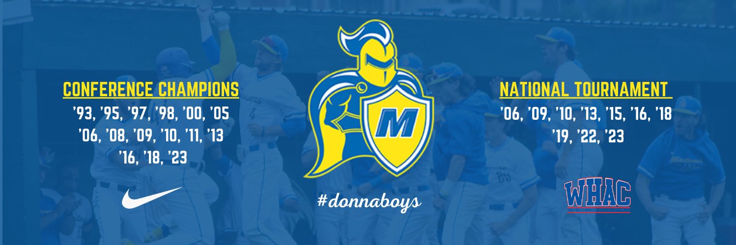 Madonna Baseball's banner