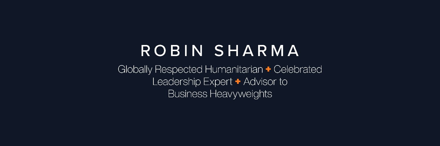 Robin Sharma Profile Banner