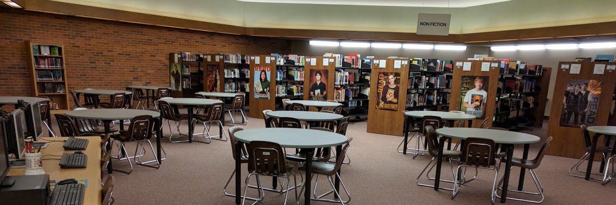 Weber High Library banner