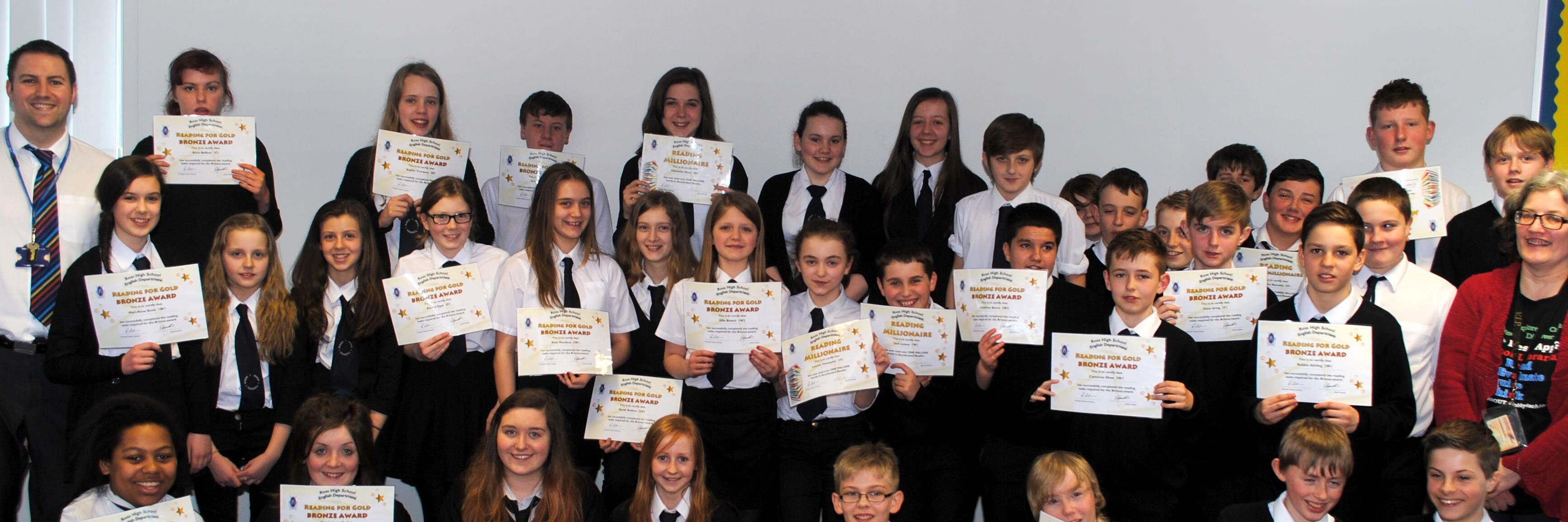 Ross High Library banner