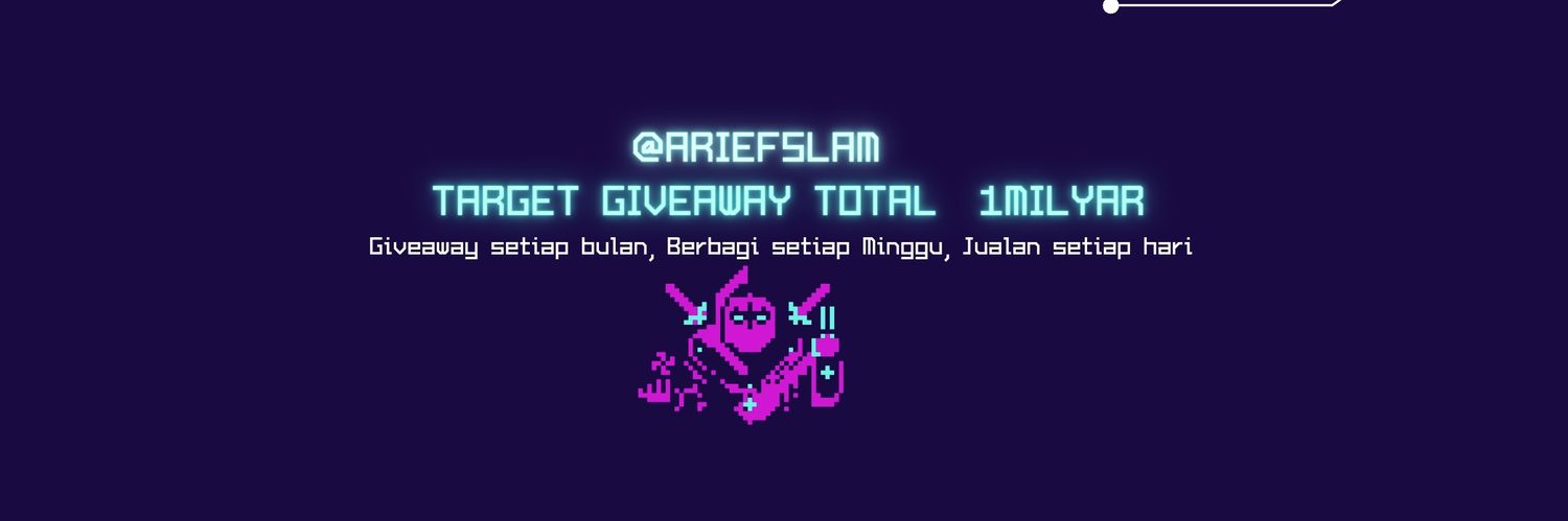 ariefslam's profile banner image