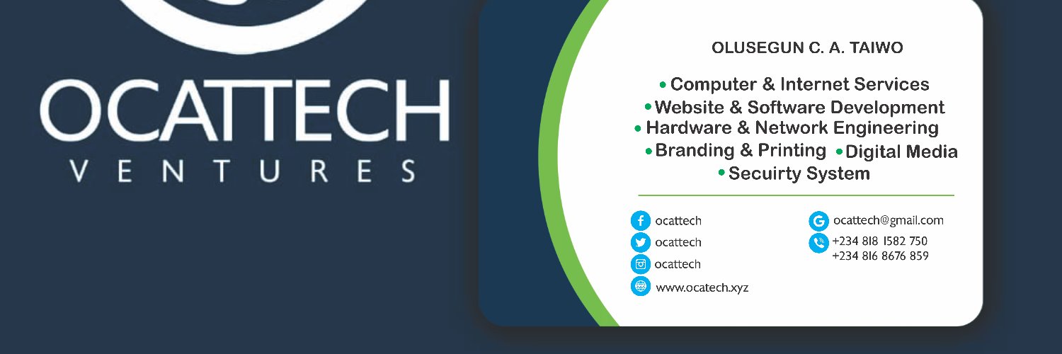 ocattech's profile banner image