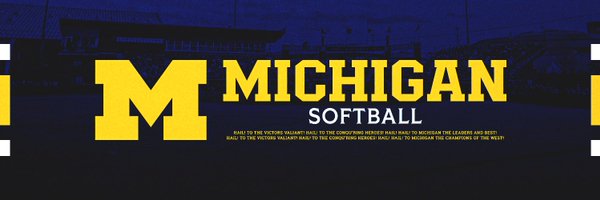 umichsoftball Profile Banner