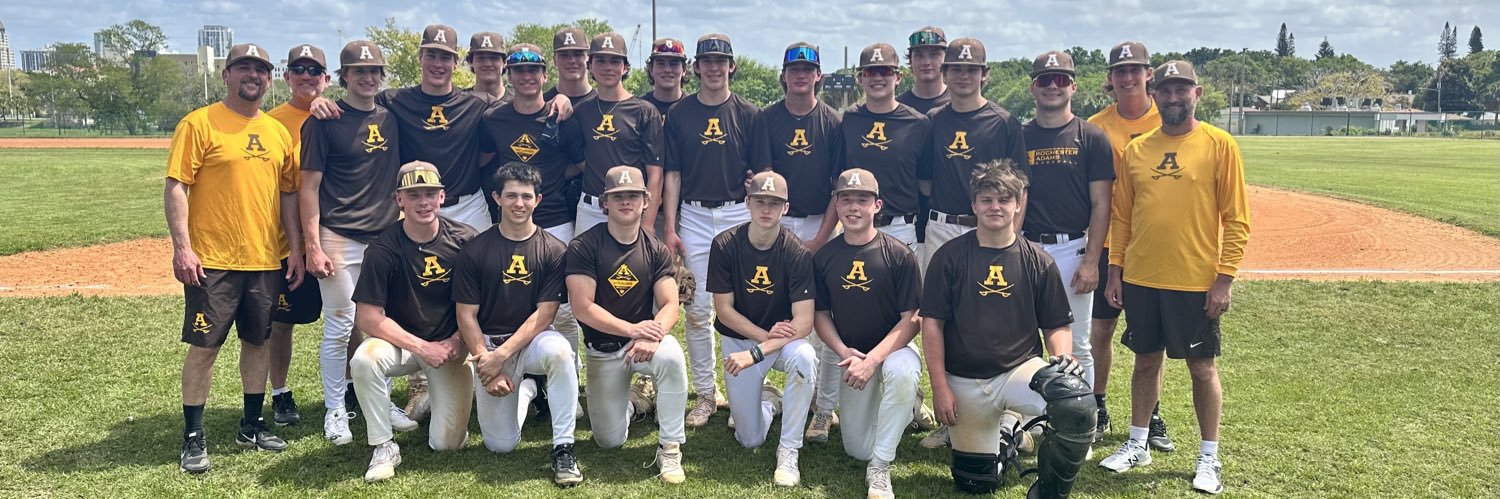 Rochester Adams Baseball banner
