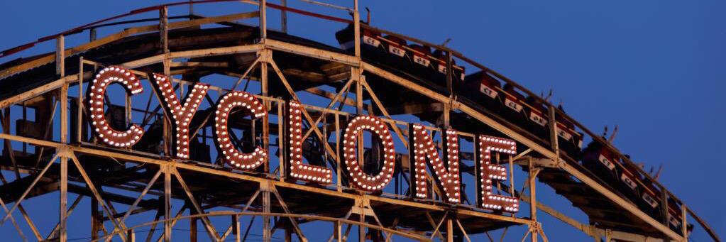 Coney Island Cyclone banner