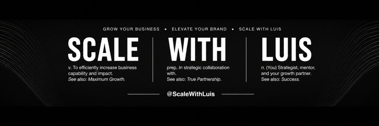 scalewithluis's profile banner image