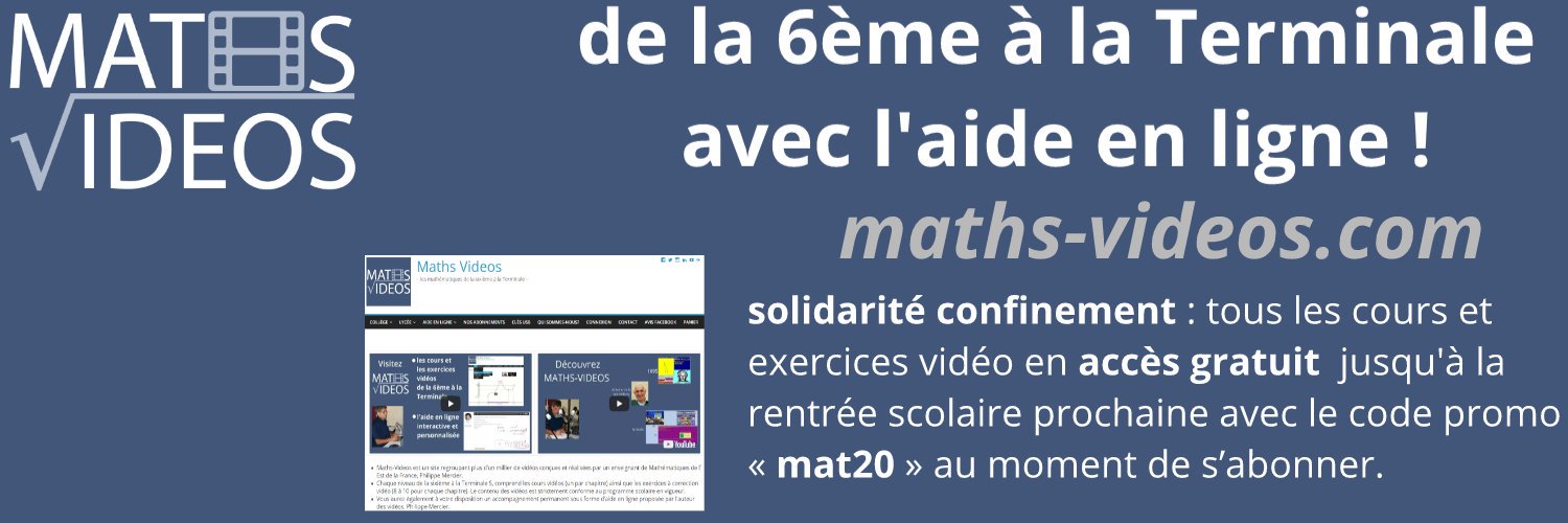 mathsvideos's profile banner image