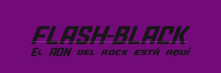 Flash-Black rock podcast banner
