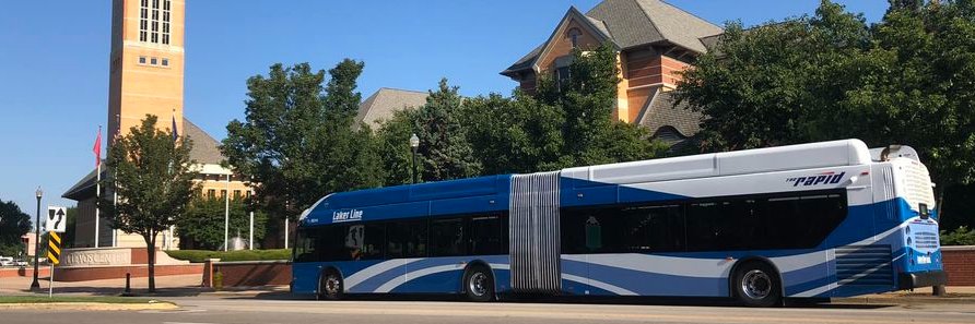 GVSU Bus System banner