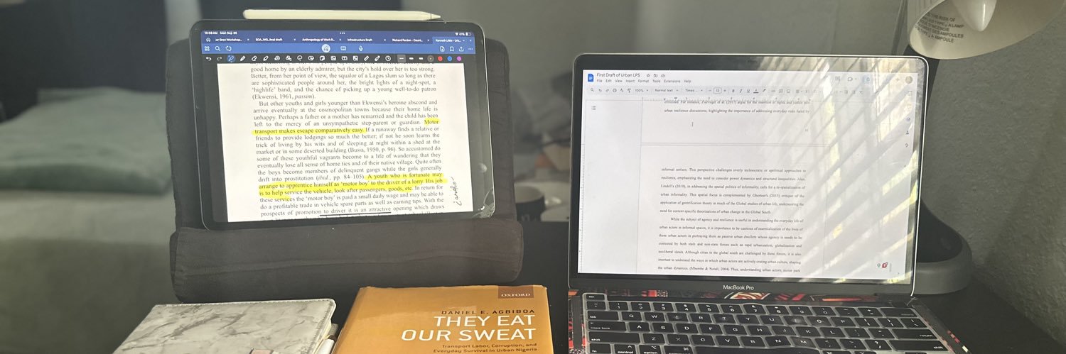 Arákùnrin Bánkọ́lé Wright banner