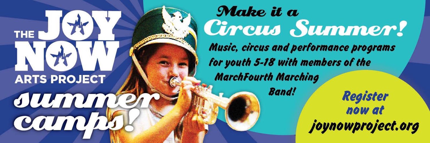 Joy Now Arts Project banner