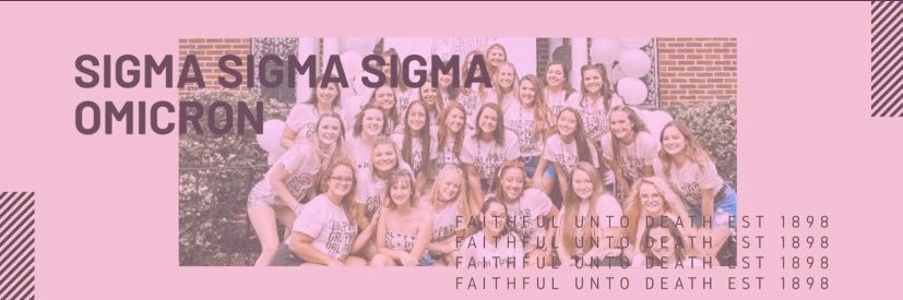 Tri Sigma ✩ Omicron banner