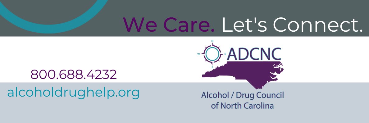 Alcohol / Drug Council of North Carolina banner