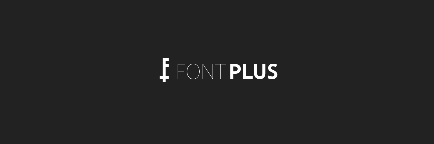 FONTPLUS banner