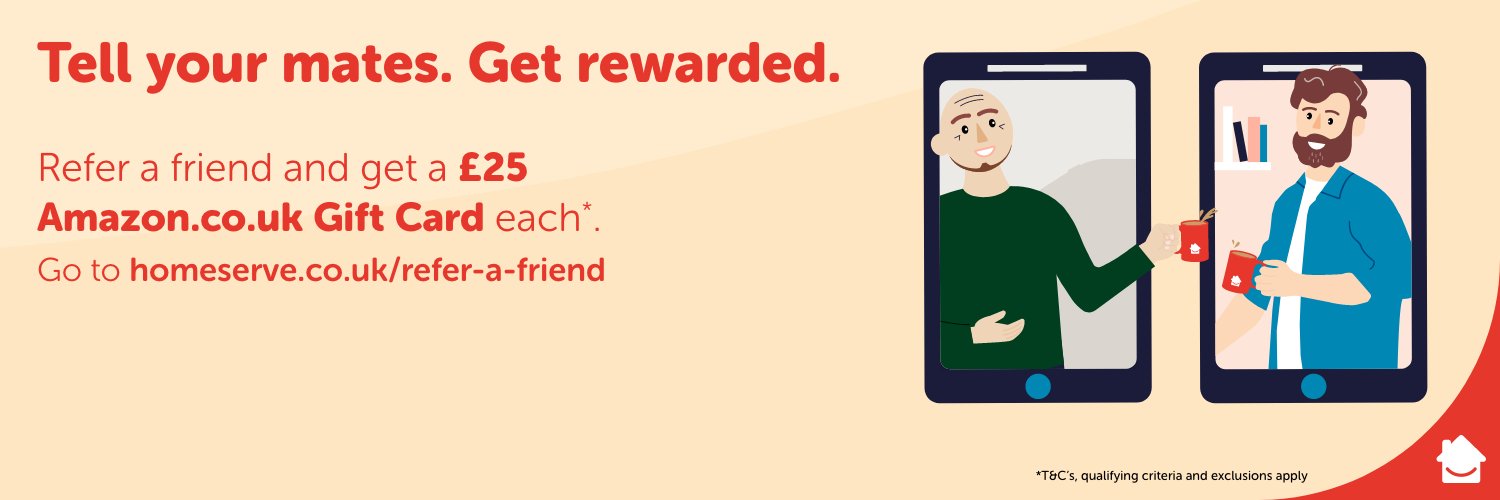 HomeServe UK banner