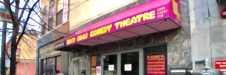 Good Good Comedy Theatre banner
