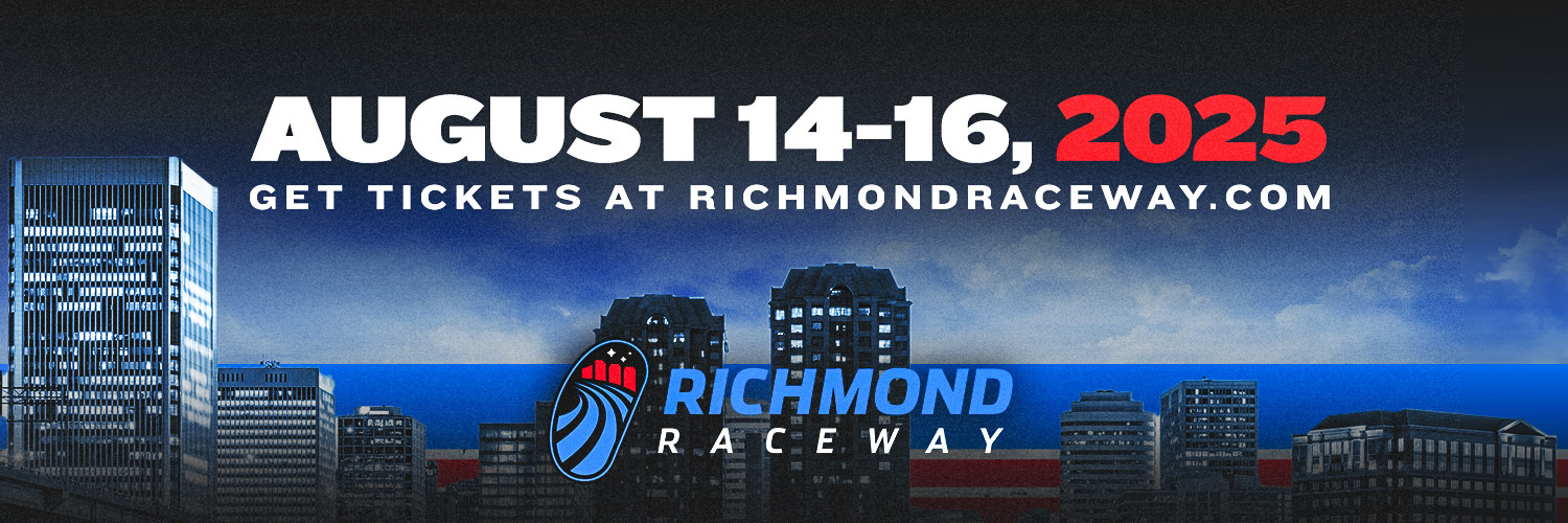 Richmond Raceway's banner