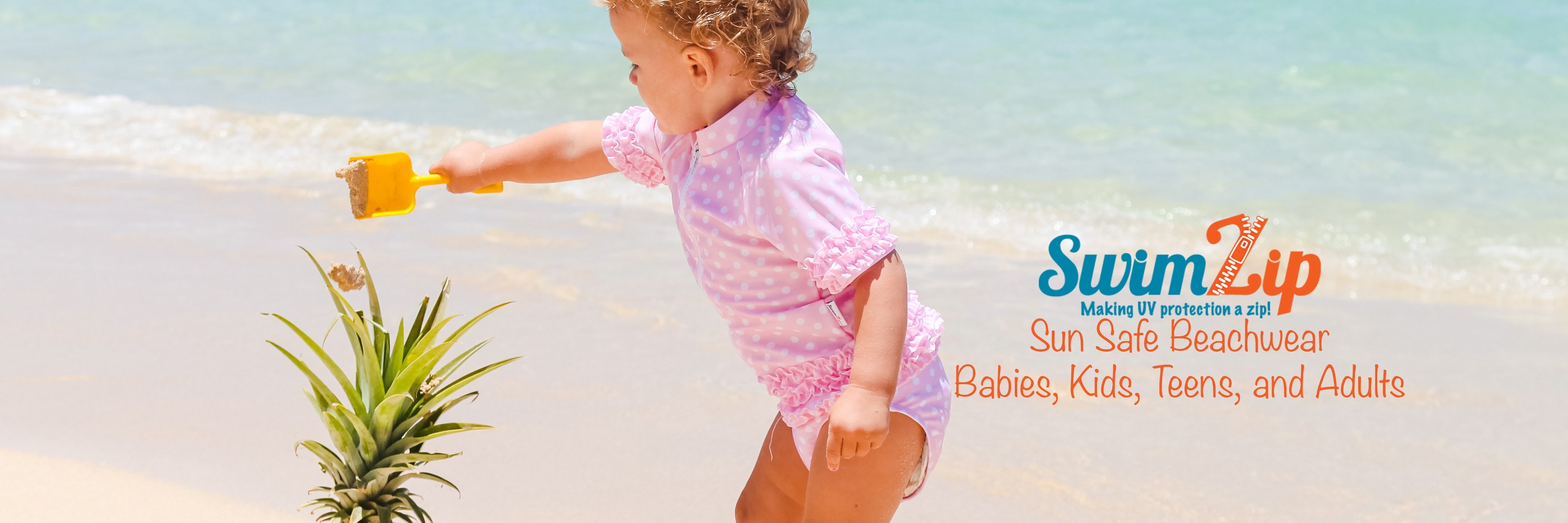 SwimZip Kid Swimwear banner