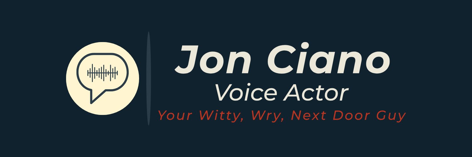 Jon Ciano Voice Actor banner