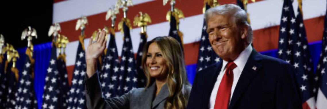 ᶜᵒᵐᵐᵉⁿᵗᵃʳʸ MELANIAN TRUMP 🇺🇸 banner
