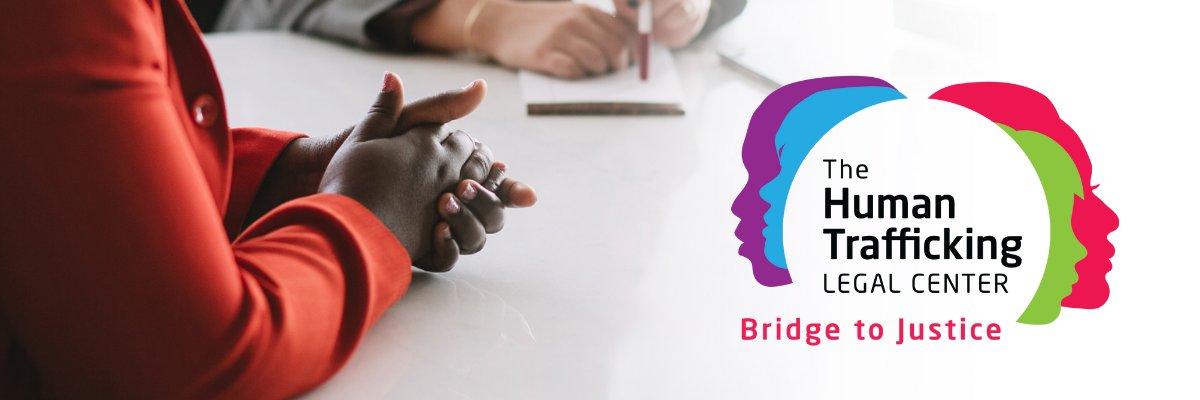 The Human Trafficking Legal Center banner