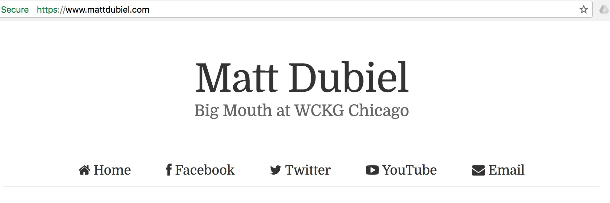 Matt Dubiel banner