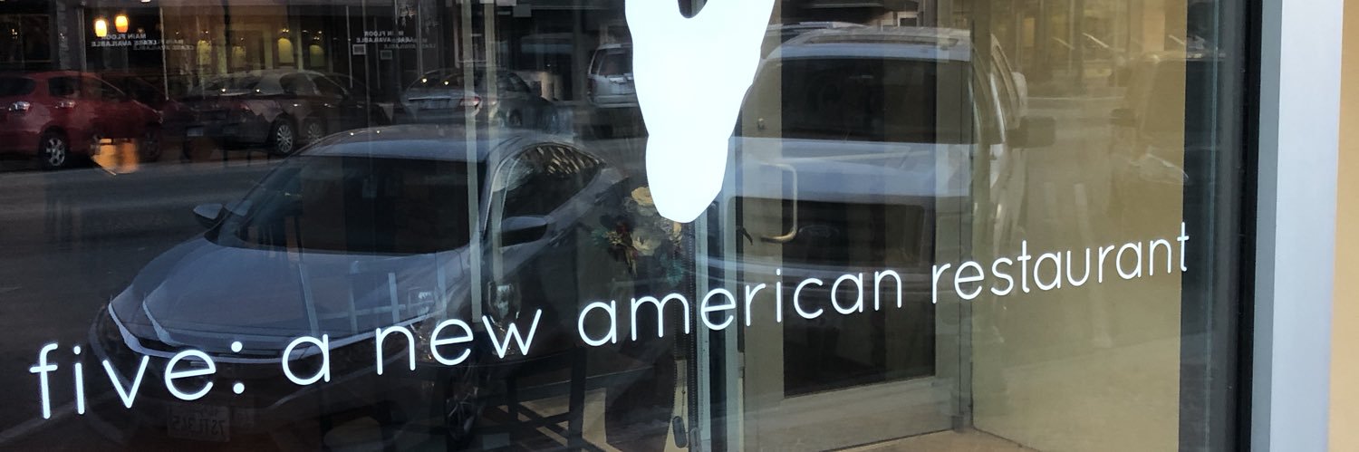 five: a new american restaurant banner