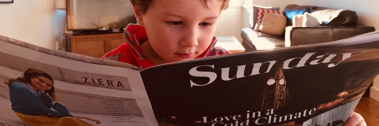 Sunday magazine banner