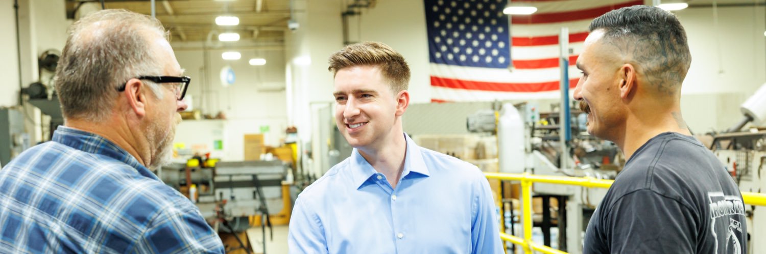 Mayor Connor Traut banner