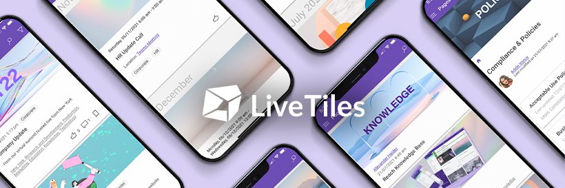 LiveTiles banner