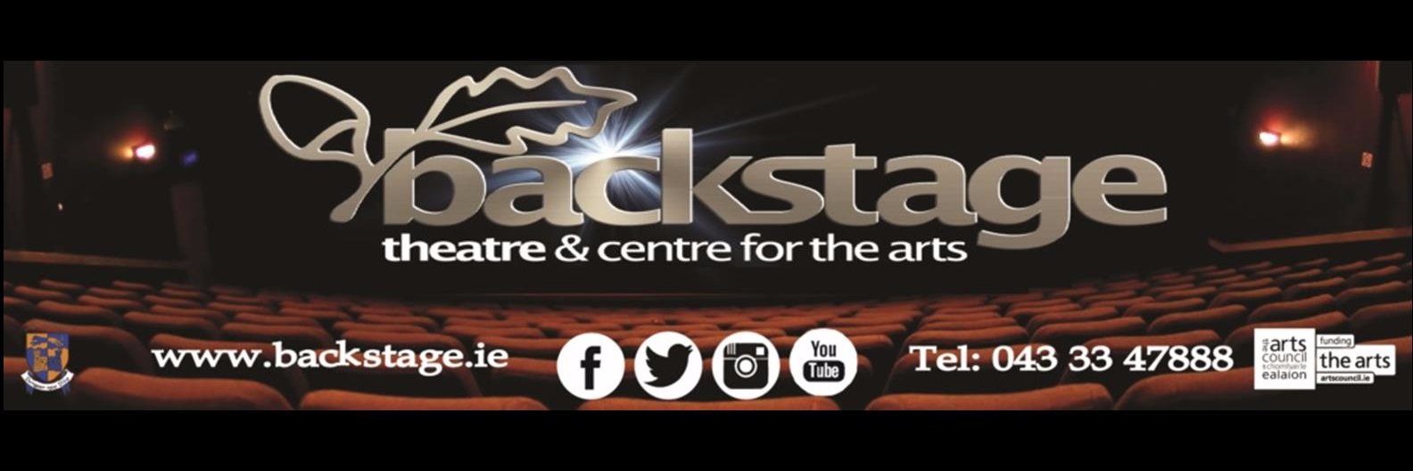 Backstage Theatre banner