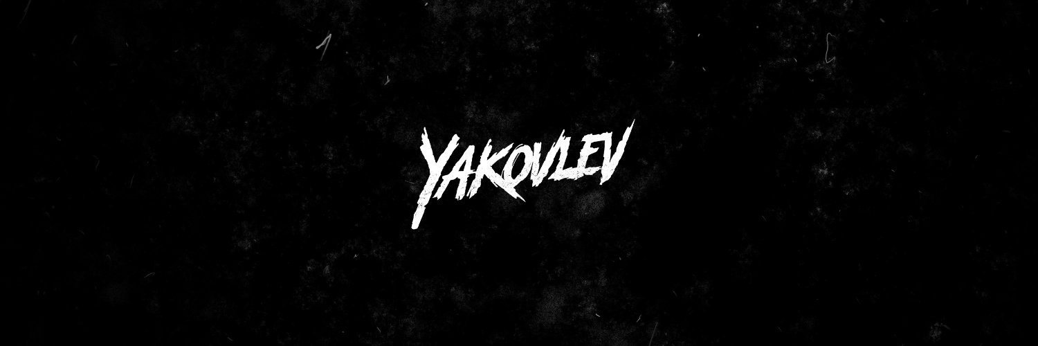 yakovlevx's profile banner image