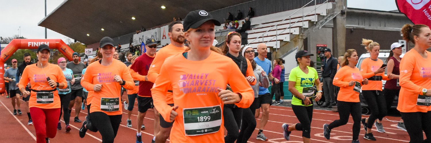 Valley Harvest Marathon banner