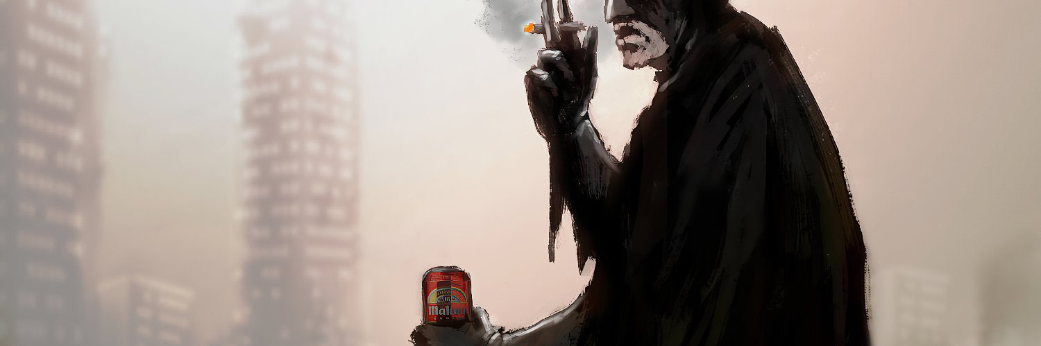 Batman z piwkom banner