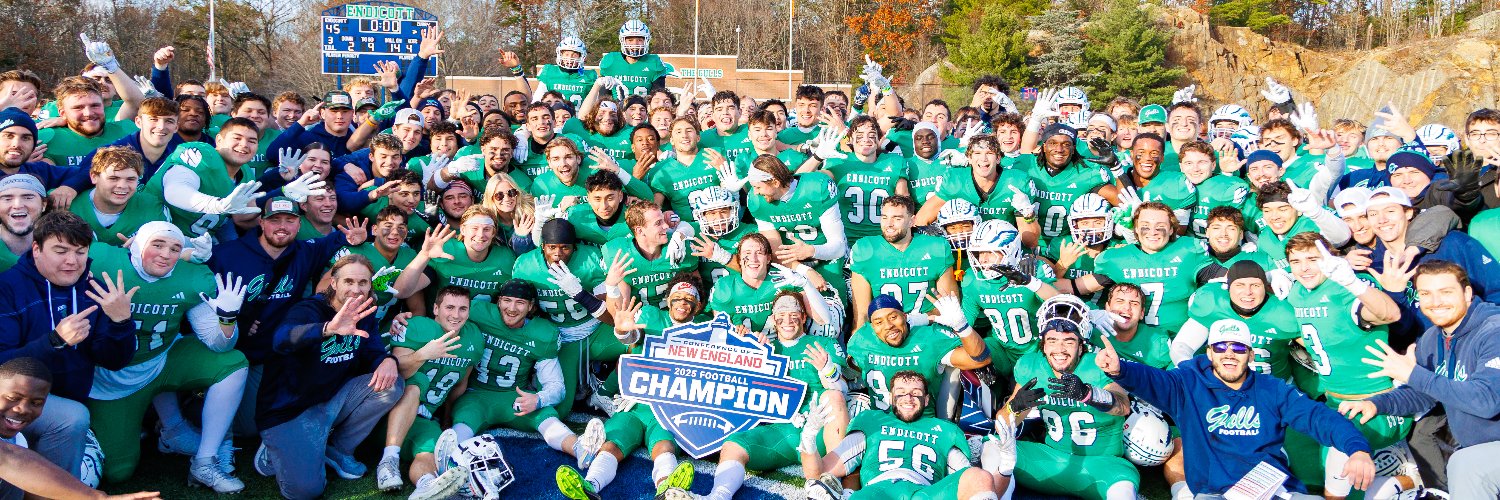 Endicott College Football banner