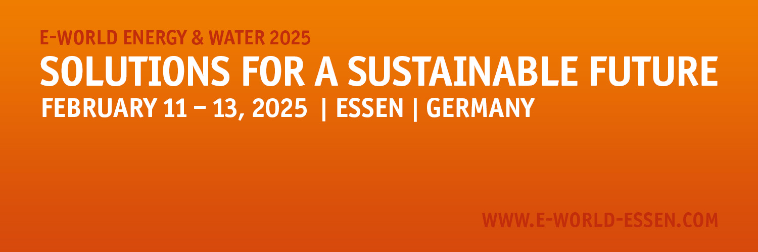 E-world energy & water banner