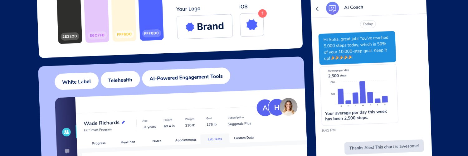 Suggestic | Telehealth & AI-Powered Engagement banner