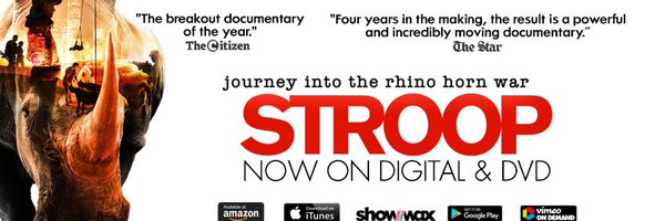 STROOP: journey into the rhino horn war Profile Banner