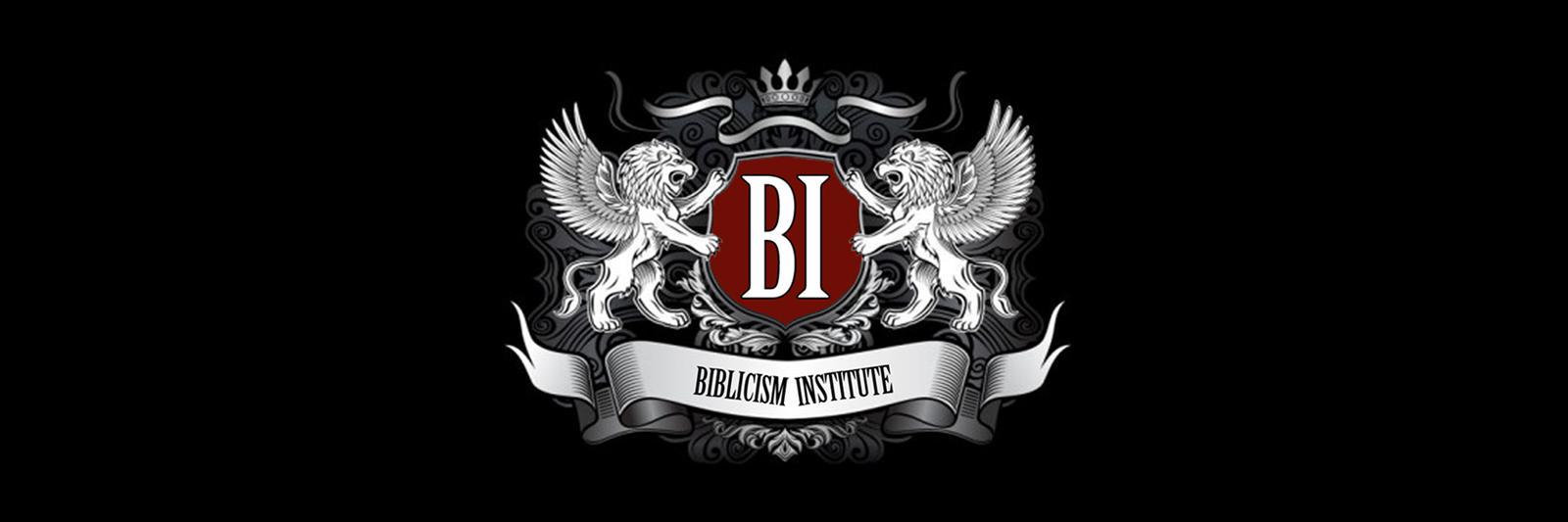 Biblicism Institute banner