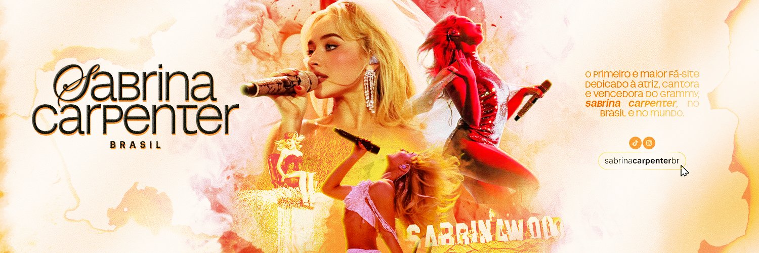 Sabrina Carpenter Brasil | fan account banner