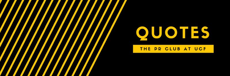 Quotes, the Ad/PR Club banner